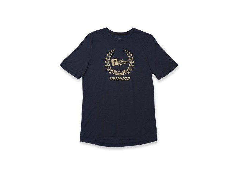 Футболка Specialized DRIRELEASE TEE CHAMPION NVY/GLD 